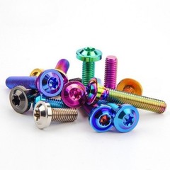 10pcs Titanium Bolt M6x10 15 20 25mm Butterfly Torx Head Screws for Bicycle Car