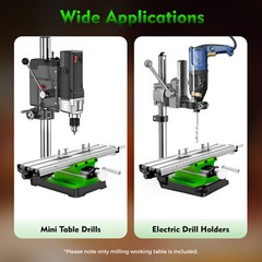 2 Axis Cross Slide Compound Bench Drill Vise Multifunction Milling Working Table