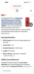 Baldwin BF9917 High Efficiency Fuel Filter John Deere