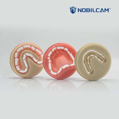 NOBILCAM Pink PMMA Disc Block FOR Digital Denture Base 95MM/98MM