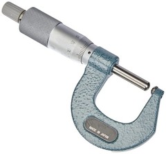Spherical Face Micrometer 0-25mm Range 0.01mm Graduation