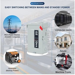 Quick Connect&Disconnect 30A Safety Switch