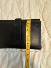 Franklin Covey Full-Grain Leather Compact Planner Weekly/Monthly Undated Black
