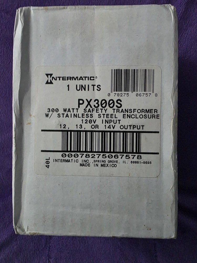 Intermatic Px300s Transformer, 300 Va, 3R, 12/13/14V Ac, 120V Ac