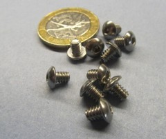 18-8 Stainless Hex Button Head Machine Screw 6-32 x 3/16″ Length, 300 pcs