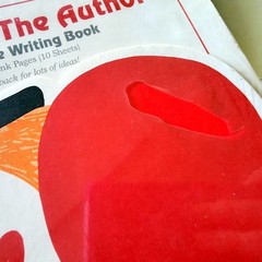 VTG Clown SHAPES ETC Creative Writing Book 10 Jumbo Sheets Art Paper NOS 1987 *