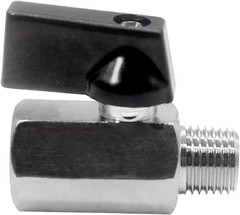 Beduan 1/4″ Brass Mini Ball Valve NPT Female x Male Shut-Off Valve