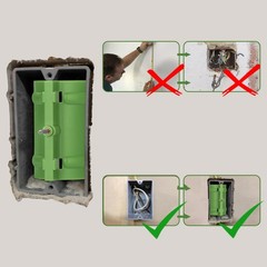 5 Pcs Outlet Marker for Drywall Installation Drywall Marking Tool for Electri…