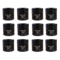 RENKEN RK4612 Spin On Oil Filter Compatible with PH6607 L14612 51365, Pack of 12