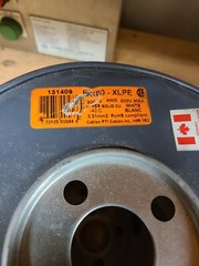 Roll Of RW90-XLPE Wire 300 Meter 600v max white solid cu 313409