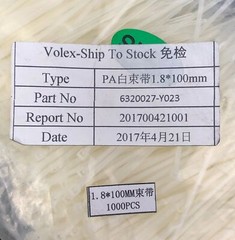 Zip Ties Plastic Cable 1.8 x 100 mm Ties 3000 Cables Ties in Total
