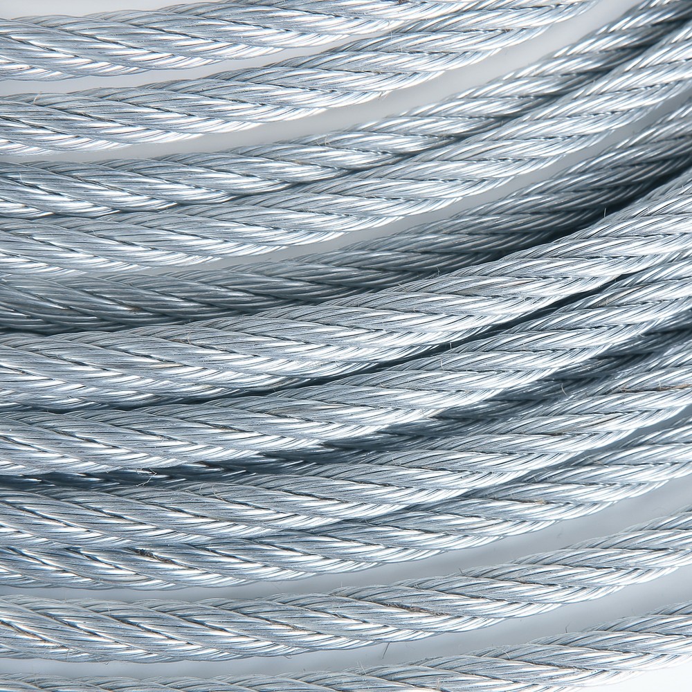 5/16″ Galvanized Aircraft Cable Steel Wire Rope 7×19 (400 Feet)