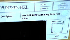 500 2oz Silver Foil Stand Up Pouches SUZP Easy Tear Mylar Bags Food Packaging