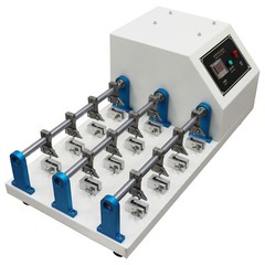 Leather Folding Resistance Testing Machine with 12 Sets of Fixtures 110V 400W