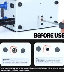 YIHUA 857D+ Hot Air Rework Station Blower Heat Station SMD BGA Desoldering Tool