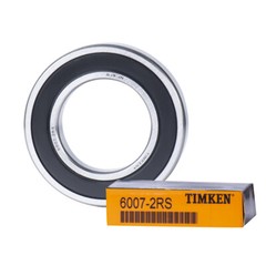 2PACK TIMKEN 6007-2RS 35X62X14MM Double Rubber Seal Ball Bearings