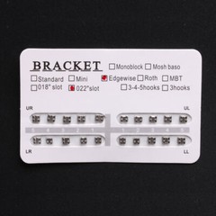 20 Pcs Dental Orthodontic Bracket Brace Monoblock MIM Roth MBT 022 018 345 Hook