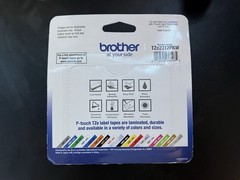 Brother Laminated Label Tape 1/2″ TZe-2312PK NEW