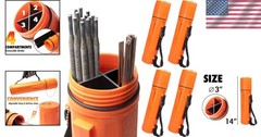 Welding Electrode Storage Tube – Moisture-Proof 4-Pack with Triple Organization