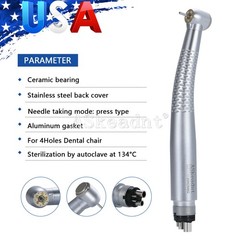 1-10*Dental 5 Led High Speed Handpiece Shadowless E-generator 5LED Hand piece 4H