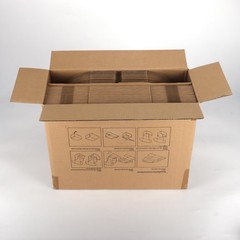 HORLIMER 7x5x4 inches Shipping Boxes Set of 50, 7″ x 5″ x 4″, Brown-50 Pack