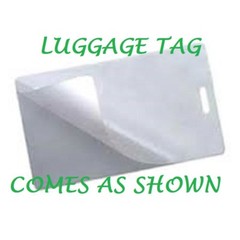 500 Luggage Tag 10 Mil Laminating Pouches Laminator W/Slot 2.5 x 4.25 Quality