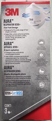 3M Aura Respirator 9205+ N95 3-pack Sealed Masks Exp. 03/2027
