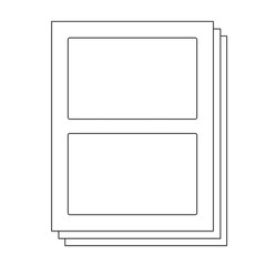 Officesmartlabels 4-1/4 X 6-3/4 Inch Stamps Sdc-1200 Labels For Printers 2 Per