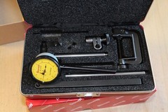 Starrett Back Plunger Metric Dial Indicator Set 0-5mm / 0.01mm 0-100 Dial