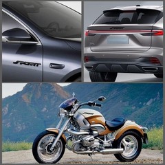 2PCS 3D Metal Car Sport Sticker, Car Side Fender Rear Trunk Emblem Badge Decals