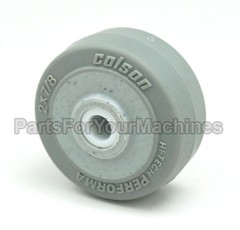 (1) COLSON PERFORMA WHEEL 2″X7/8″, 5/16″ CENTER, NON MARKING, SCRUBBERS, TOYS