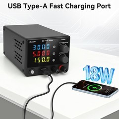 0~30V 0-10A Adjustable DC Power Supply Variable Output Bench Switching 18 Watts