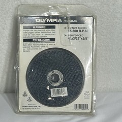 Olympia Tools 56-280 4″ Abrasive Cut Off Wheels for Cutting Metal 10pc Pack