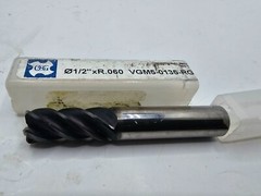 OSG Corner Radius End Mill 1/2″x.060″ Radius 5FL Solid Carbide VGM5-0135-RG
