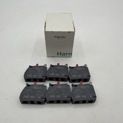 Lot of 6 NEW Contact Block Schneider Electric ZBE-102 ZBE102 US Inventory