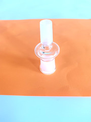 Glass Adapter Slide Bowl Extension Expander Upsize 14mm MALE to 18mm FEMALE
