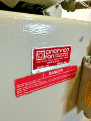 “CINCINNATI HP-4C21” H.D INDUSTRIAL FAN BLOWER 208-230/460V, 5HP 3450RPM