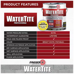 1-Gal. Watertite Mold and Mildew-Proof White Oil Based Waterproofing Paint