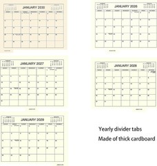 5 Year Calendar Planner 2026-2030, Free Shipping! NEW!