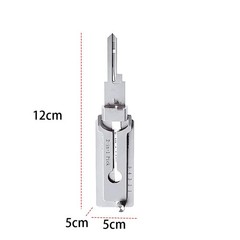 Key Decoder 2 In 1 Portable Lock Picking Set with Hook and Pickup Tool Essential