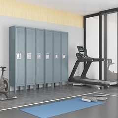 Metal Lockers Storage Cabinet Steel Storage Locker for Office School Gym Hotel