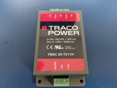 TRACO POWER TMDC 20-7211H DC/DC Converter 20W 80-160Vin 5.1V 4A Chassis mnt Iso