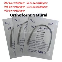 Dental Orthodontic Niti Arch Wire Super Elastic Natural Nature Form Round SALE!