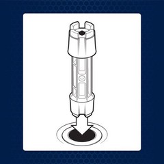 Superior Tool 06020 Dual-Ended Tub Drain Wrench Fits 3/8 or 1/2 in. Ratchet