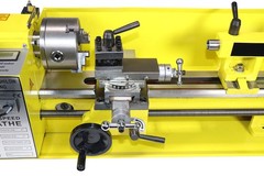 Erie Tools 7×14 Mini Metal Bench Top Variable Speed Lathe and Carbide Cutter Kit
