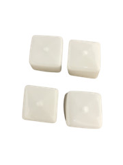 Pack of 100 White End Strut Caps 1-5/8″ Plastic Vinyl Uni-Strut Safety Caps