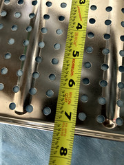 Pelton Crane Autoclave Sterilizer Tray 11.25″ x 7.25″ – Stainless Steel