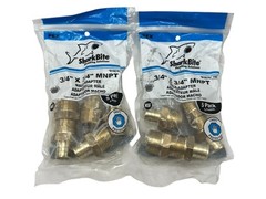 (2 PACKS) SharkBite 5 PACK PEX 3/4″ x 3/4″ MNPT Male Adapter (10 TOTAL PCS)