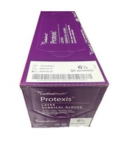 Protexis Latex Nitrile Coating Gloves Size 6 1/2 Sterile 1 Box of 50 pairs