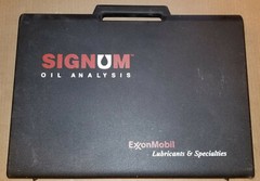 Signum Oil Analysis Exxon Mobil Lubricants & Specialties On-Site Testing Kit